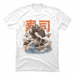 sushi dragon shirt
